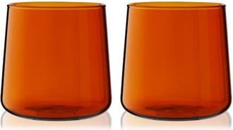 Viski Aurora Cocktail Tumblers in Orange at Nordstrom