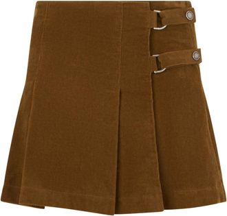 Golden Goose Minigonna plissettata Raelynn - - Skirts - Donna - Marrone - XS
