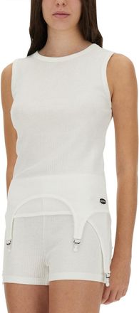 Jean Paul Gaultier Top met Garter Detail