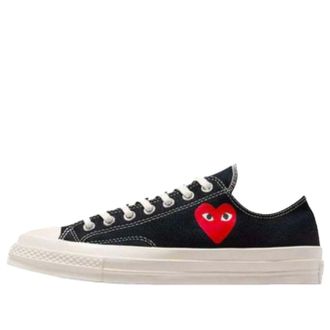 Converse x Comme des Garcons PLAY Chuck 70 Ox Single Heart Black A08804C