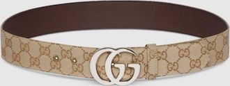 Gucci Flat Marmont Belt, Size 100