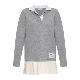 Moncler Pleated-panel Polo Dress