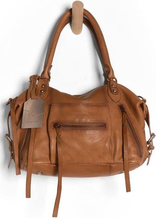 Free People We The Free Baby Emerson Leather Tote in Saddle at Nordstrom