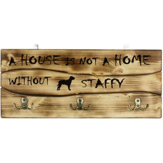 OEM American Staffordshire Terrier, Amstaff, Amstaf I: Percha Con Perro, Expositor De Medallas, Decoraci&oacute;n Del Hogar De Art-dog