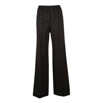 Dolce & Gabbana Classico a Tuta Broek - Dames - Broeken - Bruin - Maat: XS Wol