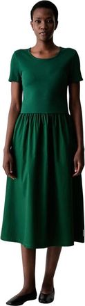 Marc O'Polo Midi Kleedjes - Dames - Casual kleedjes - Groen - XS - Kleedjes