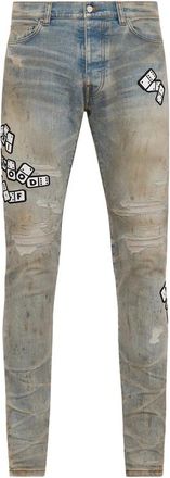 Amiri Applique Skinny Jeans