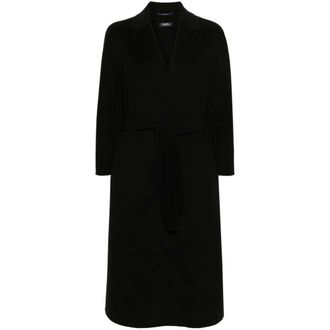 Max Mara Dames, Mantels, Zwart, Maat: 3XS Wol