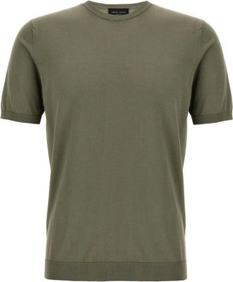 Roberto Collina Hombre, Jerseys, Verde, Talla: M