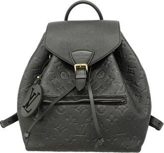 Louis Vuitton Noir Backpack (Pre-Owned)