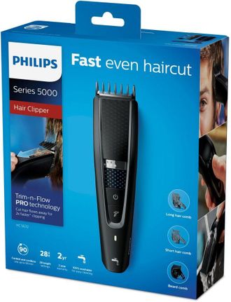 Philips 5000 Series Cortapelos Lavable Con Tecnolog&iacute;a Trim-n-flow Pro