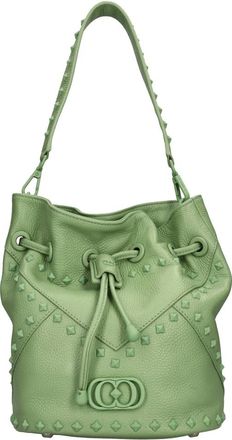 La Carrie Frivole Emmer Tas - Dames - Schoudertassen - Groen - ONE Size - Leer - Tassen