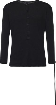 Ann Demeulemeester Ilyas Serafino Cotton Top