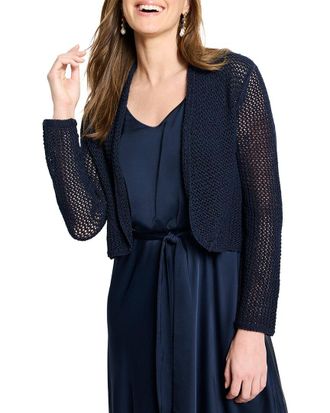 Nic+Zoe Nic+Zoe Mesh Cocoon Cardigan