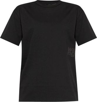 Alexander Wang Mujer, Camisetas, Negro, Talla: XS