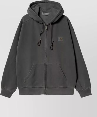 Carhartt Work in Progress hooded blazer drawstring hood front pouch pockets