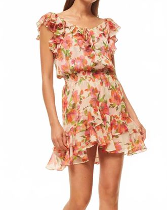 Misa Solmaz Dress In Palmarei Blooms