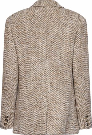 Isabel Marant Womens Blazer Parly Beige Wool-Blend Jacket