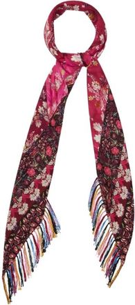 Pierre-Louis Mascia Accessoires, Dames, Roze, ONE Size, Aloeuw Sjaal Zijde 100x 100