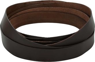 vidaXL Correa De Cuero 1 Marr&oacute;n Oscuro 1000 X 2,5 Cm Cuero Vidaxl