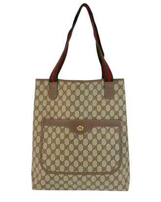 Gucci Gg Supreme Tote Shoulder Bag (Authentic Pre-Loved)