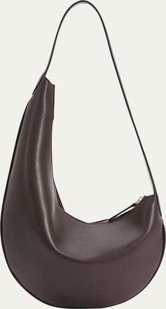 Aesther Ekme Lune Mini Zip Calfskin Hobo Bag