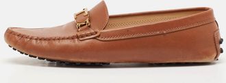 Tod's Tods Brown Leather Penny Loafers