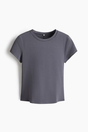 H&M Sportshirt mit DryMove - Grau