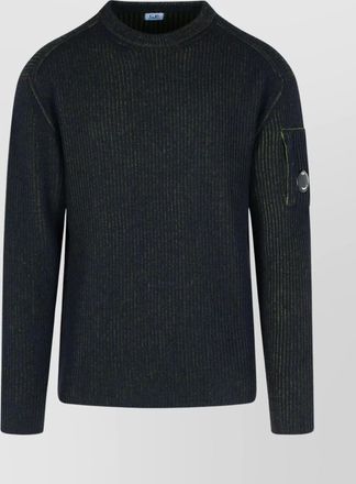 C.P. Company ribbed knit crew neck sweater