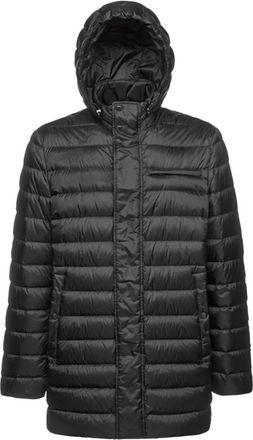 Geox M Warrens Donsjas - Heren - Dons jassen - Zwart - L - Polyester - Jassen