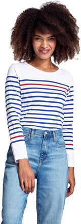 Armor Lux Armor Lux Womens Marini&egrave;re rempart Femme Long Sleeve Top Not Applicable, White (Pm8 Blanc/Etoile/Braise Pm8), 14 (Manufacturer Size: 3)