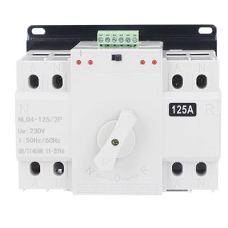 OEM Para Ac 230v 2p 125a Interruptor Autom&aacute;tico De Transferencia De Potencia Doble Interruptor Basculante Autom&aacute;tico Interruptor De Transferencia Doble Pa