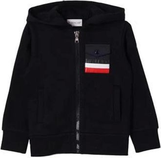 Moncler Kids Sweatshirts, male, Black, 10 Y, Stylish Sweatshirt for a Trendy Look