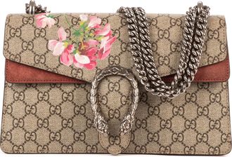 Gucci Pre-owned Womens Blooms Dionysus Small Shoulder Bag - Beige - One Size