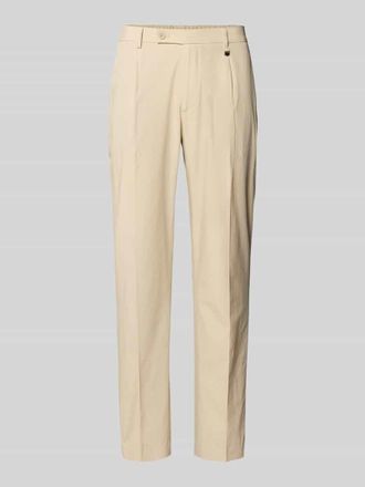 Antony Morato Regular Fit Hose mit B&uuml;gelfalten Modell LUIS in Beige, Gr&ouml;&szlig;e 46