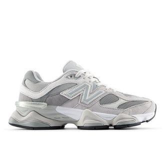 New Balance Unisex 9060 in Grigio, Pelle Scamosciata/Rete, Taglia 41.5