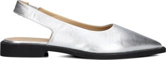 Copenhagen Schoenen, Dames, Grijs, 38 EU, Zilveren Slingbacks