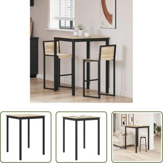 vidaXL Tavolo da pranzo moderno - Tavolo Bar a Pianta Legno multistrato