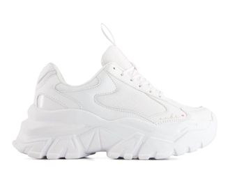 Andrea Womens Chunky Sneakers In White