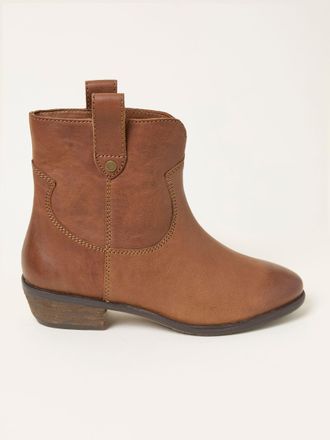 Fat Face FatFace Remi Tan Brown Wide Fit Leather Ankle Boot