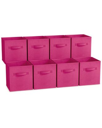 Sorbus 11In 8 Pack Foldable Storage Bins