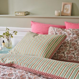 La Redoute Interieurs Kussensloop in gewassen katoen, Hyacinthe