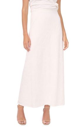 Vince Camuto A-Line Maxi Skirt in New Ivory at Nordstrom, Size Small