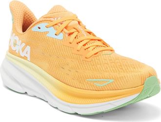 Hoka One One Clifton 9 Running Shoe in Solar Flare /Sherbet at Nordstrom Rack