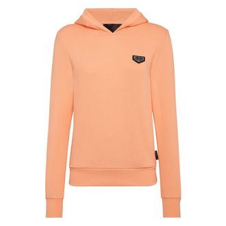 Philipp Plein Hoodie Sweatshirt LS Iconic - Dames - Hoodies - Oranje - 2XL - Katoen - Hoodies & sweatvesten