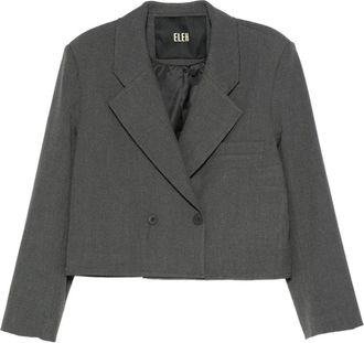 Eleh double-breasted blazer - women - Fabric - 44 - Grey