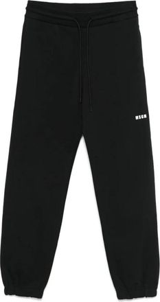 Msgm Msgm, Dames, Broeken, Zwart, Maat: XS Fleece