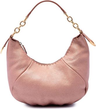 Fendi Pre-owned Fendi Metallic Pebbled Leather Selleria Shoulder Bag Ladies CD952AA07W8F9UYY