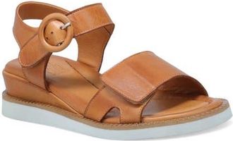 Miz Mooz Eva Ankle Strap Platform Wedge Sandal in Brandy at Nordstrom, Size 10.5-11Us