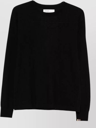 Extreme Cashmere wool and cashmere ribbed trim crew neck sweater